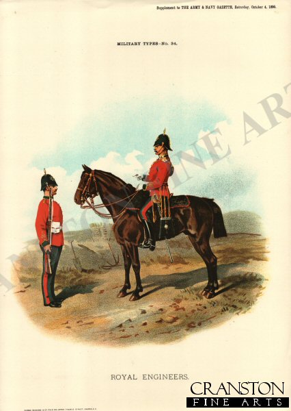 Royal Engineers by Richard Simkin (P)