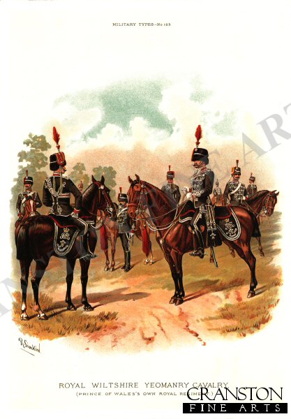 Wiltshire Yeomanry by Richard Simkin (P)