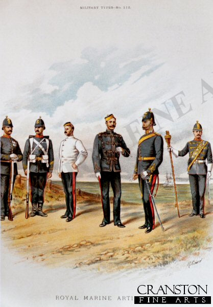 Royal Marine Artillery by Richard Simkin (P)