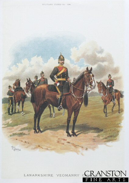 Lanarkshire Yeomanry by Richard Simkin (P)