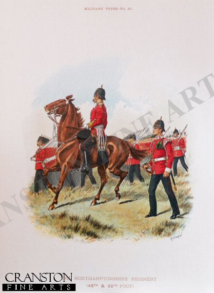 The Northamptonshire Regiment by Richard Simkin (P)