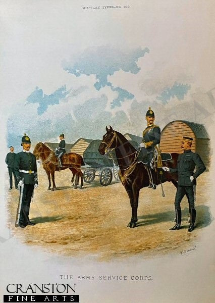 Army Service Corps by Richard Simkin (P)