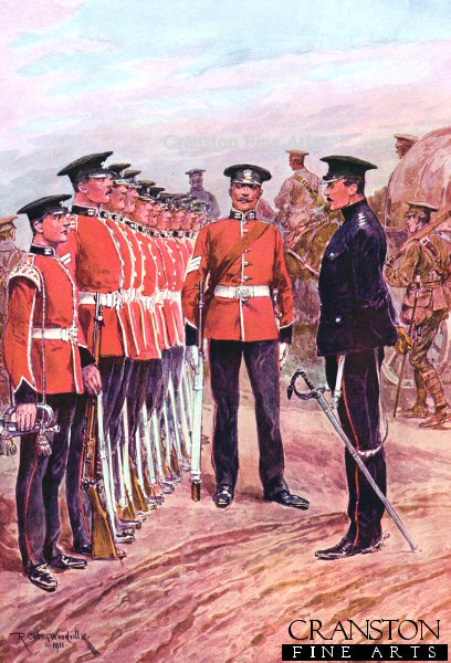 Prince Alberts Somerset Light Infantry by Richard Caton Woodville (P)