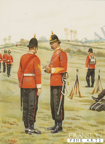 The 43rd Oxfordshire Light Infantry by G Douglas Giles (P)