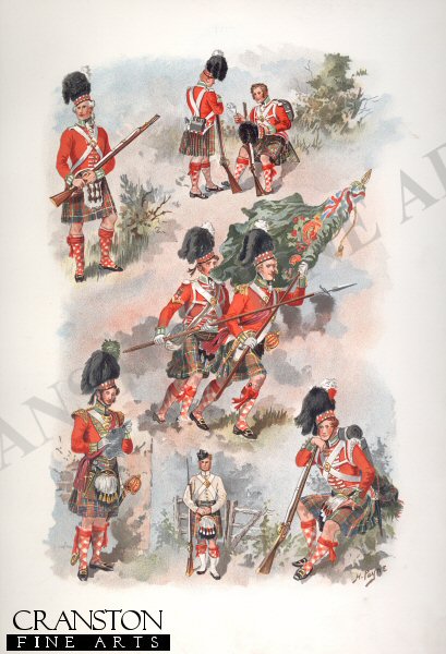 Uniforms of the Cameron Highlanders form 1796 - 1850 by Harry Payne (P)