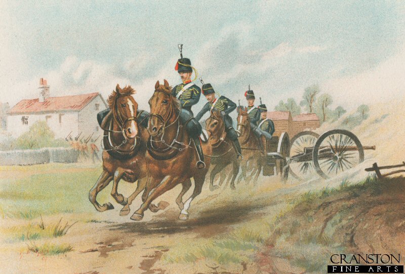 The Royal Horse Artillery by G Douglas Giles (P)