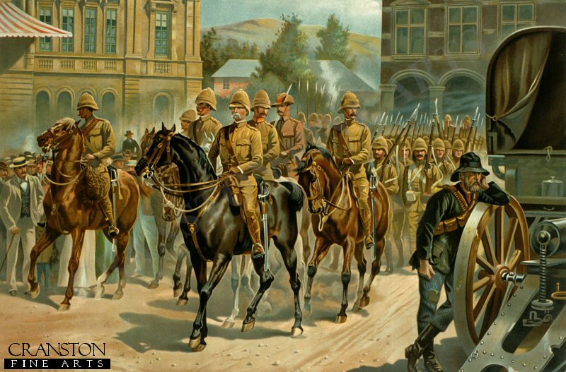 Lord Roberts Entry into Pretoria by Richard Caton Woodville. (P)
