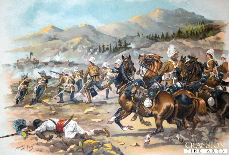 The 10th Hussars at Futtehabad by Harry Payne (B)