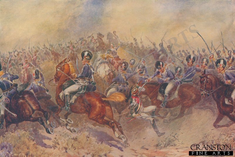 The 12th Light Dragoons at Salamanca, July 22nd 1812 by B Granville Baker
