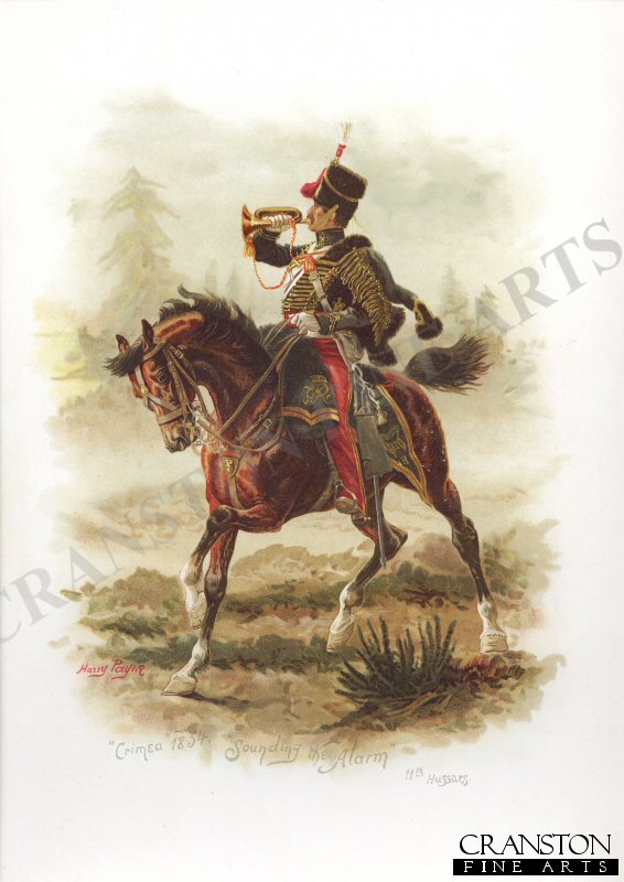 Sounding the Alarm, Crimea 1854 by Harry Payne