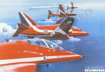 Red Arrows Break Left by Ivan Berryman.