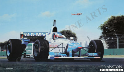 Jean Alesi/ Benetton B.196 by Ivan Berryman