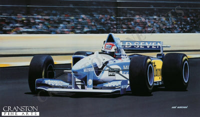 Johnny Herbert/ Benetton B.195 by Ivan Berryman