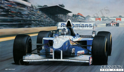 David Coulthard/ Williams FW.17 by Ivan Berryman