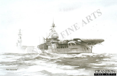 HMS Victorious by Ivan Berryman.