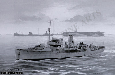 HMS Celandine by Ivan Berryman.