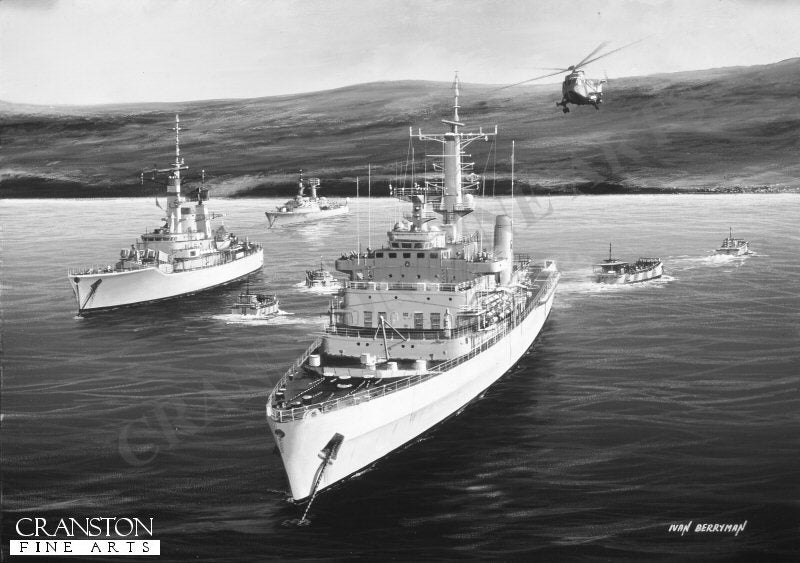 HMS Fearless by Ivan Berryman. (B)
