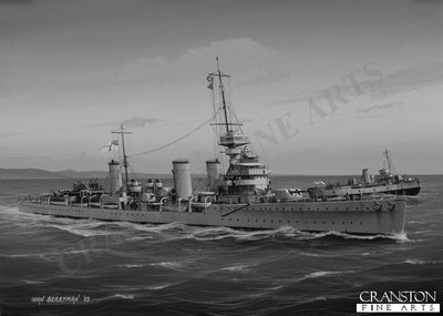 HMS Emerald by Ivan Berryman.