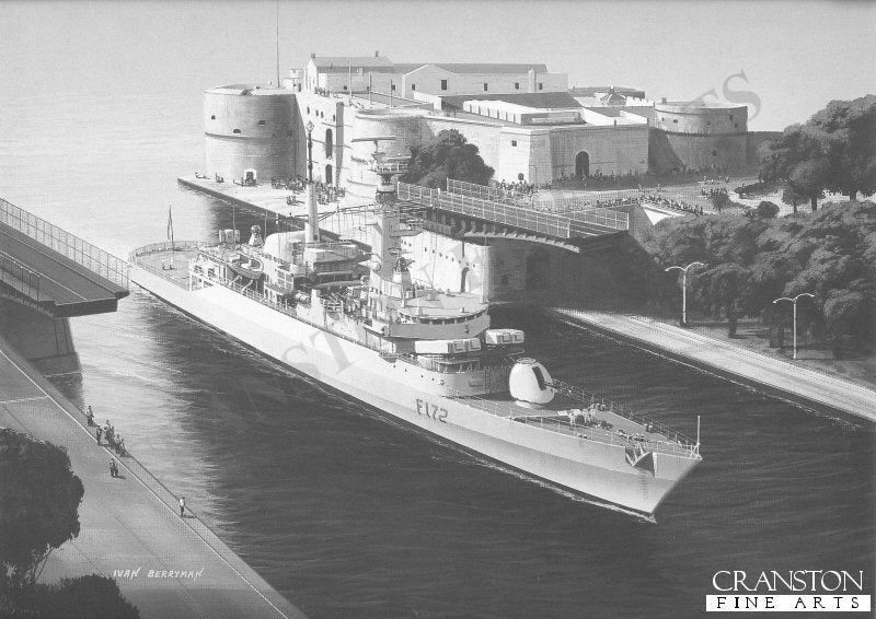 HMS Ambuscade by Ivan Berryman. (B)