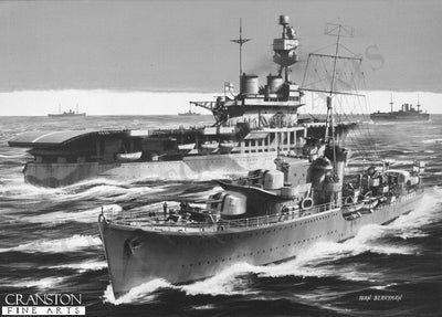 HMS Kelly by Ivan Berryman.
