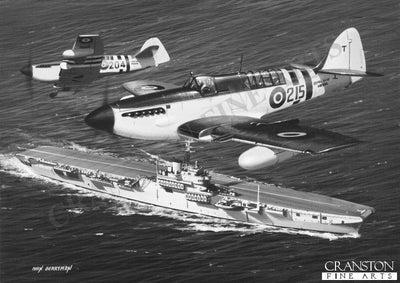 HMS Theseus by Ivan Berryman.