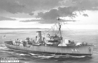 HMS Sunflower by Ivan Berryman.