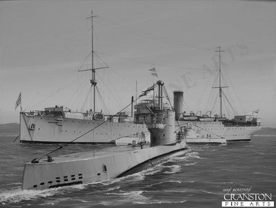 HMS Cyclops Prepares to Receive HMS Sceptre by Ivan Berryman