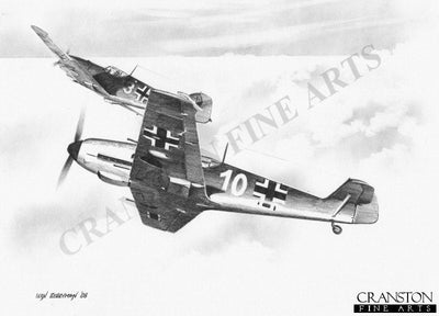 Bf109Es of JG52 by Ivan Berryman. (B)