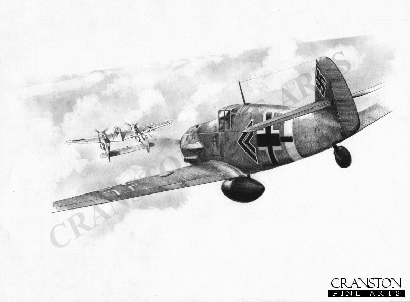 Gunther Rall - 274th Victory by Ivan Berryman. (B)
