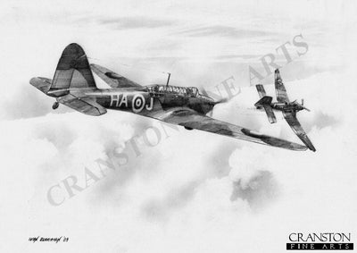 Fairey Battle, 218 Squadron by Ivan Berryman.