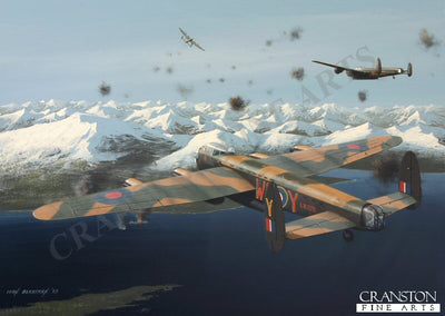 Raid on the Tirpitz by Ivan Berryman. (B)
