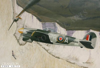 F/Lt J R Baldwin by Ivan Berryman.