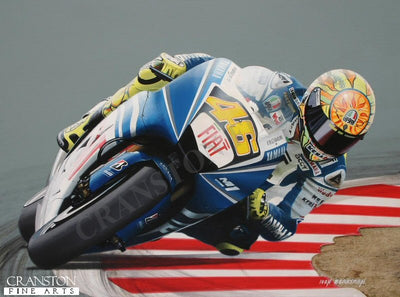 Valentino Rossi by Ivan Berryman.