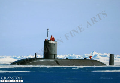 HMS Tireless by Ivan Berryman.