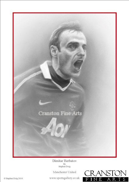 Dimitar Berbatov by Stephen Doig.