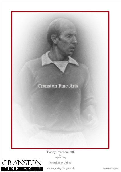 Bobby Charlton CBE by Stephen Doig.