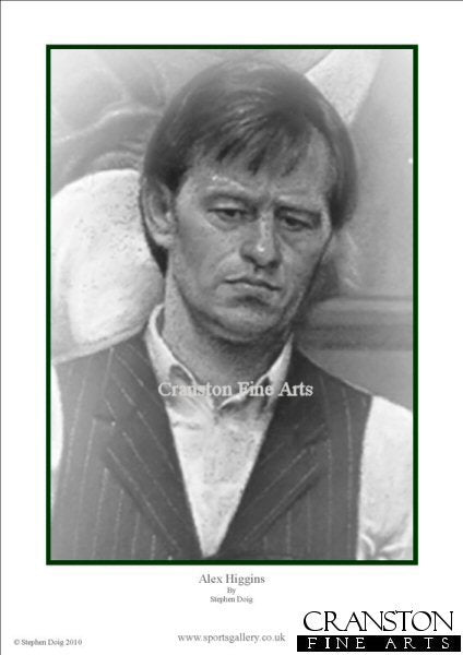 Alex Higgins - Snooker Legend by Stephen Doig.