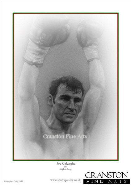 The Italian Dragon - Joe Calzaghe by Stephen Doig.