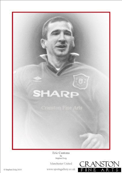 Cantona - Manchester United Legend by Stephen Doig.