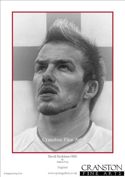 David Beckham OBE by Stephen Doig.