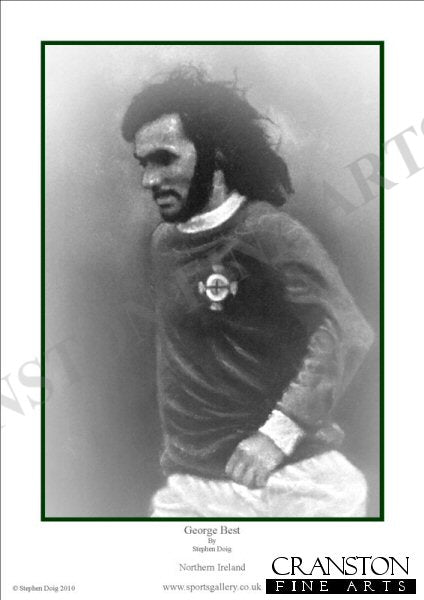 Northern Ireland - George Best by Stephen Doig.