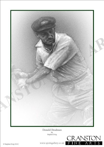 Donald Bradman by Stephen Doig.