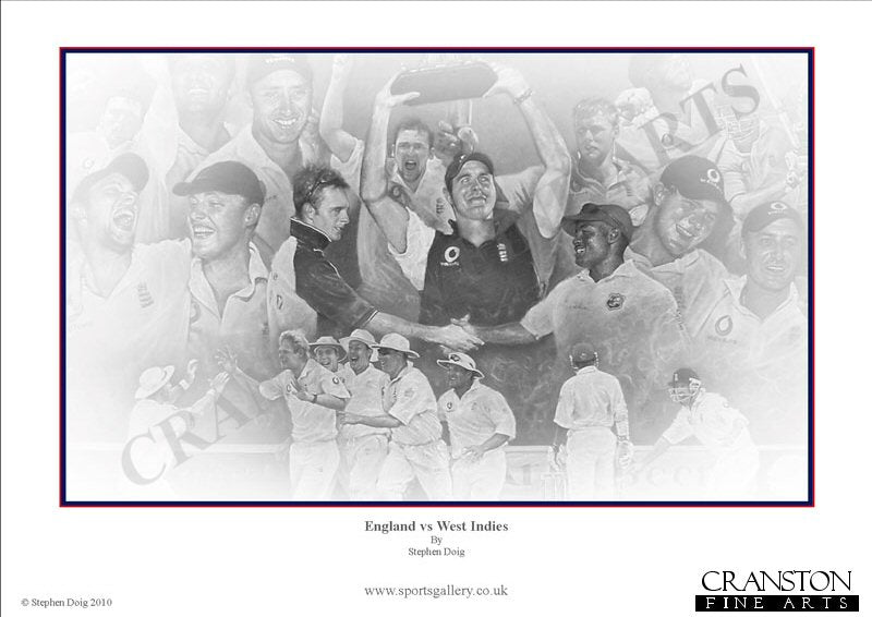England vs West Indies by Stephen Doig.