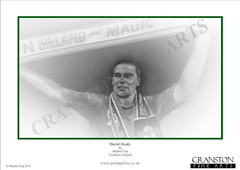 Northern Ireland - David Healy by Stephen Doig.