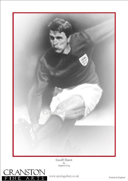 Geoff Hurst by Stephen Doig.