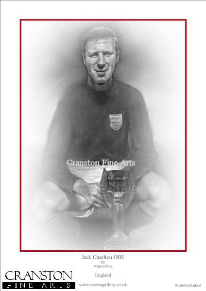 Jack Charlton OBE by Stephen Doig.