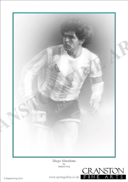 Diego Maradona by Stephen Doig.
