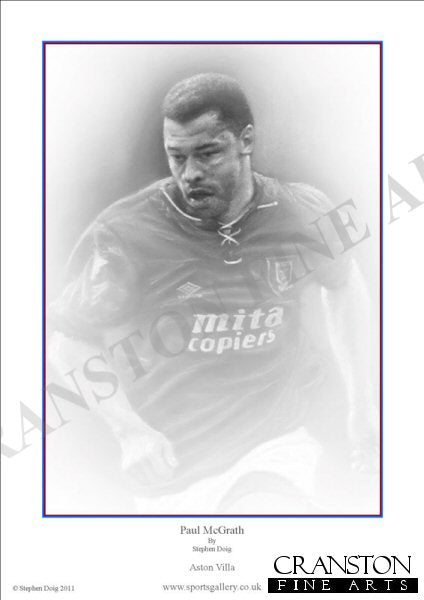 Paul McGrath - Aston Villa by Stephen Doig.