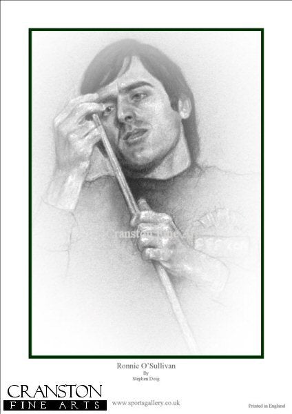 Ronnie O'Sullivan by Stephen Doig.