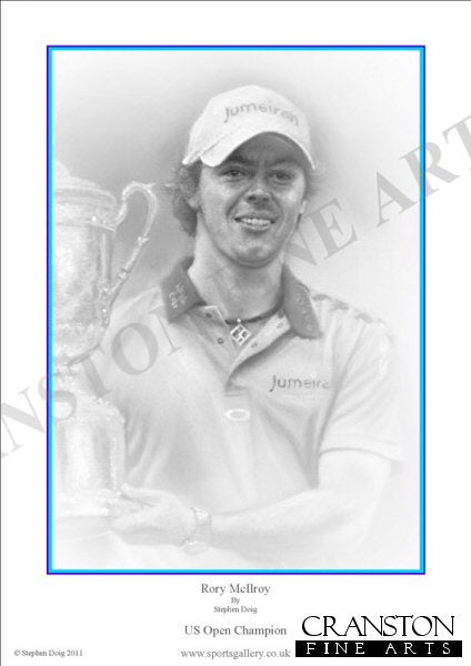 Rory McIlroy - US Open Champion by Stephen Doig.